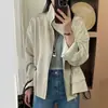 Chamarra Cortavientos para Mujer para el Trayecto 2026 Primavera Nuevo Estilo Petite Moda Alta Gama Estilo Coreano Adelgazante Versátil Superior Tendencia