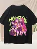 KPOP Devil Hunter Girl Group MerchZoeyMirala Manga Corta Estampada Unisex Verano Bai