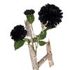 Flor artificial de boda de 3 cabezas con fragancia oscura, flor falsa, crisantemo Fushou, decoración del hogar, conjunto de boda, decoración floral suave, arreglo floral