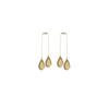 S925 prata agulha metal gota de água tassel elegante brincos longos estilo coreano high-end simples orelhas studs frio estilo brincos