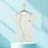 Mameluco de Bebé Verano Delgado 3-6 Meses Bebé Niño y Niña Mameluco de Manga Corta Pijama de Verano para Recién Nacido
