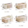 Caja de Almacenamiento de Ropa con Marco de Acero Plegable Caja de Almacenamiento para Desorden Gran Capacidad Organizador de Armario Pantalones 120L