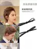 Couro Bow Hairpin Mulheres Simples de Alta Qualidade Preto Doce Legal Side Clip Bangs Clip Hairpin Side Clip Acessórios para o cabelo Headwear
