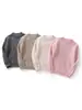 Suéter de punto de cachemira para niños de otoño e invierno, cuello alto medio, suéter de cachemira de punto trenzado con patrón de rombos, suéter base de color liso para niños mayores