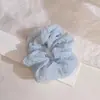 Scrunchie de Rabo de Cavalo Baixo Estilo Coreano com Acabamento de Luxo, Elástico de Urso Extra Grande para Mulheres, Material de Tecido, Alta Elasticidade, Delicado com o Cabelo