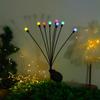 Lâmpada de assoalho solar transfronteiriça Amazon firefly pátio iluminação de gramado lâmpada decorativa lâmpada de assoalho