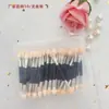 Ventas Directas de Fábrica 50 Cajas de Palitos de Sombra de Ojos de Doble Punta Algodón de Látex Manchas de Sombra de Ojos Algodón para Sombra de Ojos al por Mayor