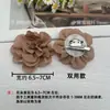 Flor de Rosa de Tela de Burbujas Arrugada de 7 CM Flor de Remolino Flor Hecha a Mano Tridimensional Flor DIY Faldas Zapatos Sombreros Bolsos Accesorios