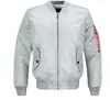 Chaqueta de Algodón Casual para Hombre con Cuello Alto Estilo Fuerza Aérea Transfronteriza No. 1 Ma01 Uniforme de Béisbol de Piloto Otoño e Invierno Talla Grande Chaqueta de Algodón