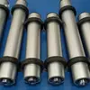 Accesorios para máquina etiquetadora cabezal de etiqueta rodillo guía material de aleación de aluminio eje del rodillo de cinta de etiqueta rodillo de rosca interna de doble cabeza