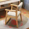 Silla de madera maciza, sillón individual, reposabrazos, respaldo tapizado, taburete, silla de computadora, silla de conferencia, silla de oficina, silla para mesa de mahjong, silla de escritorio para ancianos
