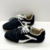 Yumoni Explosions Joker Piel Genuina Suela Blanda Zapatos de Entrenamiento para Mujer 2024 Invierno Nuevo Forrados de Felpa Par de Cordones Zapatos Casuales Moda