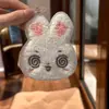 Lindo Bordado Japonés Conejito Pequeño Velcro Cerdo Pequeño Animal Sin Marcas Accesorios para el Cabello de Estudiante Herramienta de Peinado para Flequillo Roto Estilo Girly
