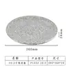 Louça de melamina de grau alimentício prato de lado largo disco de embrulho prato frio comercial restaurante hotpot hotel acompanhamento refogado