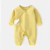 Mameluco para Bebé Recién Nacido Mono sin Costuras de Algodón Puro para Niños Otoño e Invierno Ropa de Dormir para Recién Nacidos Traje de Gateo Unisex para Bebé Primavera y Otoño