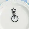 Set de 3 Piezas de Cuero Exquisito de Gama Alta con Forma de Estrella de Cinco Puntas Colgante para Teléfono Móvil Llavero Creativo de Estrella de Cinco Puntas Transfronterizo