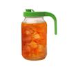 Frasco de Vidro Boca Larga com Alça Tampa do Copo de Shake Copo de Bebida Fria 86mm Tampa do Copo de Chá de Leite Grande Frasco de Vidro Tampa de Limão