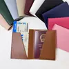 Porta-boletos Sencillo y Versátil Más Vendido Transfronterizo, Bolso Multifuncional para Pasaporte de Cuero PU, Etiqueta para Equipaje, Juego de Regalo, Venta Directa de Fábrica