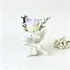 Mini Ramo de Flores de Bolsillo con Rosas, Girasoles, Flores Preservadas, Flores Artificiales, Caja de Regalo, Decoración de Regalo de Cumpleaños