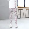 Leggings de niña para verano, pantalones exteriores finos, pantalones estampados de seda de leche, mallas elásticas coreanas para bebé