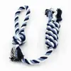 Brinquedo de Corda de Algodão Resistente a Mastigação para Cachorros, Brinquedos para Cães de Porte Pequeno e Médio, Brinquedo de Nó de Corda, Conjunto de Frisbee Suprimentos para Animais de Estimação