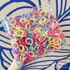 500 Pacotes Argola de Toalha Sem Costura Elástico de Cabelo Infantil Elástico de Cabelo para Bebê Não Danifica o Cabelo Corda de Cabelo Anel de Polegar Corda de Cabeça para Meninas