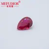Pedras Preciosas Cultivadas Importadas: Coríndon em Formato de Gota e Pera, Vermelho Sangue de Pombo, Amarelo Dourado, etc.. Atacado de Fábrica de Pedras Soltas e Acessórios para Anéis
