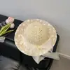 Nueva Bolsa Casual de Algodón Tejido de Gran Capacidad, Nueva Bolsa Tejida Hueca, Bolso de Hombro Estilo Perezoso, Bolsa de Playa para Vacaciones