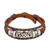Joyería de moda de Corea del Sur para hombres y mujeres, pulsera para estudiantes, zona turística, joyería de gran venta, pulsera de piel de vaca retro con personalidad