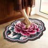 Alfombra antideslizante absorbente para baño, de diatomeas suave, estilo retro americano, venta al por mayor de fábrica