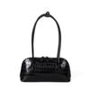 Bolso Cruzado de Hombro con Textura de Cocodrilo, Diseño de Nicho Estilo Coreano Personalizado para Mujer, Bolso de Mano Versátil y Elegante, Bolso Baguette de Moda