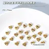 Joias para Nail Art em Liga de Zinco Vazadas Diamante Estéreo Pérola Coração Formato de Coração de Pêssego Acessórios Decoração de Unhas Dourada e Prateada de Alta Qualidade