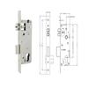 [Estrictamente Seleccionado] Aleación de Aluminio Cerradura Inteligente Cerradura de Huella Digital Cerradura para Patio Exterior Impermeable Kfc Puerta Corredera Cerradura de Contraseña