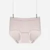 50 Piezas de Ropa Interior de Modal para Niñas con Refuerzo de Seda Antibacteriano, Transpirable, Cintura Media-Alta, Diseño de Camelia, Calzones Lisos para Niñas