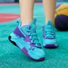 Zapatos Deportivos para Niños Zapatos de Baloncesto para Niños 6-15 Años Malla Transpirable Tenis para Estudiantes Antideslizantes Resistentes al Desgaste Zapatos para Correr