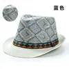 Nuevo Sombrero de Paja para Hombre de Primavera y Verano con Ala Corta, Moderno y a la Moda, Sombrilla Británica de Jazz con Protección Solar, Sombrero de Playa Versátil para Caballeros