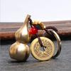 Yanwu 2025 Nuevo Estilo Chino Calabaza de Cobre Moneda de los Cinco Emperadores Llavero Colgante Pixiu Set de Regalo para Eventos de Negocios