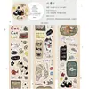 Empaque del Club - Pastel de Crema Original Decoración Collage de Cinta Washi Animales Lindos Manual Base de Tira para Tirar Collage