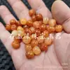 Jade de Seda Dorada de Hotan, Xinjiang, Cuentas de Calabaza, Cuentas Sueltas de Jade, Jade de Cuarcita Rojo-Naranja, Calabaza de la Fortuna, Hebilla de Jade, Joyería con Cuentas de Ábaco