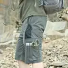 Calções Táticos Masculinos de Bolso Múltiplo Verão 2026, Esportivos e Casuais, Corte Solto, Roupa de Trabalho Fresca, Atacado