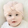 Gorro jersey para bebé primavera y otoño delgado recién nacido bebé gorro de neumático lazo sin huesos gorro de algodón gorro de bebé