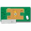 Venda quente transfronteiriça mouse pad de borracha natural tamanho grande resistente a manchas antiderrapante base de mesa de borracha mouse pad com transferência térmica atacado