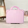 Bagagem Pequena Feminina Leve Mala de Bordo 14 polegadas Mini Armazenamento Estudante Estojo de Maquiagem Bolsa de Ombro Bolsa de Ombro Simples Grande Capacidade