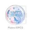 Amazon Nuevo Suministros para Fiesta Temática Hielo y Nieve Vajilla de Cumpleaños Decoración de Fiesta Suministros para Arreglo de Fiesta