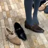 Zapatos Mary Jane Retro Franceses para Mujer con Aumento Interno de Altura, Zapatos de Abuela de Correa Única, Estilo Hada, Zapatos con Pelo de Peluche Plus