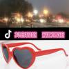 Transfronterizo AliExpress Amazon Luces Explosivas Cambian Árbol de Navidad Gafas Cambian Corazón Forma Pareja Navidad