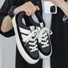 Primavera Nuevos Zapatos de Lona Transpirables Zapatos Clásicos para Hombre Estilo Hong Kong Zapatos Casuales Versátiles Zapatillas Niche Versión Coreana Venta al por Mayor