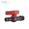 Huilin Viarain23Mm Válvula de Bola de Plástico PVC Gris Manguera de Apertura Rápida a la Pared Grifo Recto Válvula de Manguera