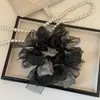 Tendência Influenciador Novo Exclusivo Laço Prendedor de Cabelo High-End Moda Rede Scrunchie Rabo de Cavalo Coque Corda para Cabelo
