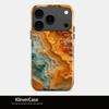 Capa de Celular de Filme Dupla Camada Âmbar Brilhante com Padrão de Mármore Mais Vendida da Amazon para iPhone 17 e Apple 16Pm
